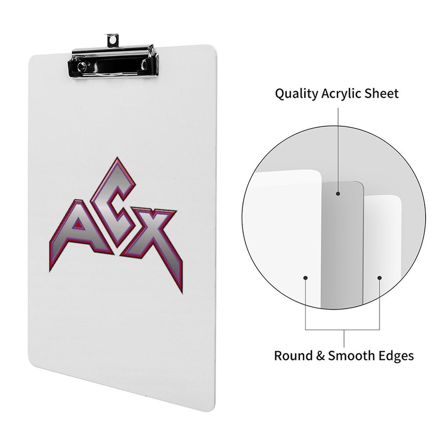 Acrylic clipboard