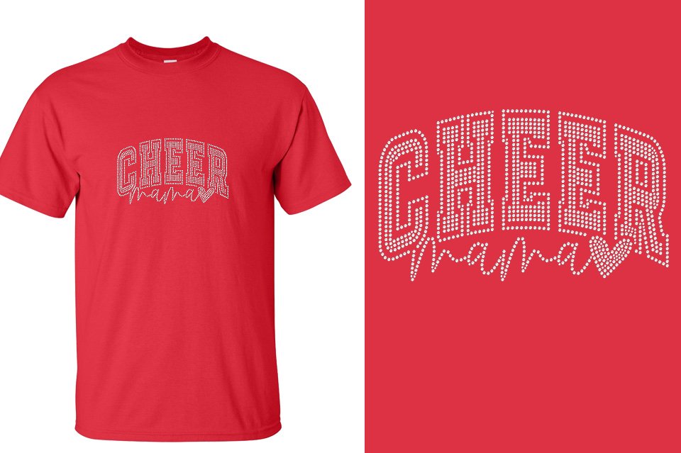 Rhinestones ACX Gym - Cheer Mama Unisex t-shirt