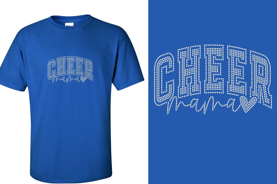 Rhinestones ACX Gym - Cheer Mama Unisex t-shirt