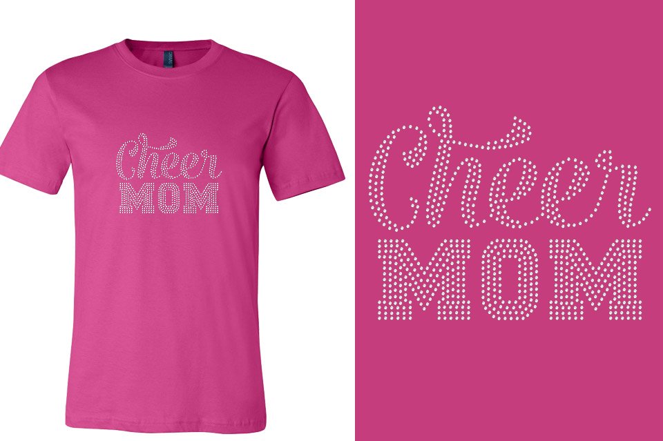 Rhinestones ACX Gym - Cheer Mom Unisex t-shirt