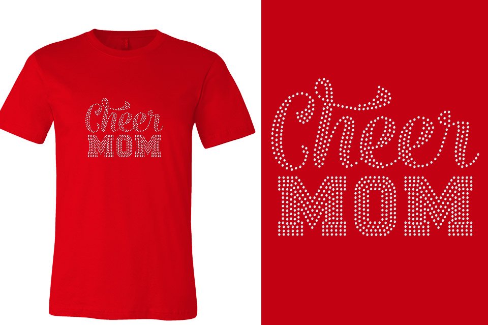 Rhinestones ACX Gym - Cheer Mom Unisex t-shirt