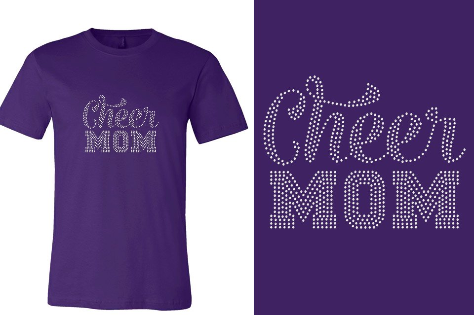 Rhinestones ACX Gym - Cheer Mom Unisex t-shirt