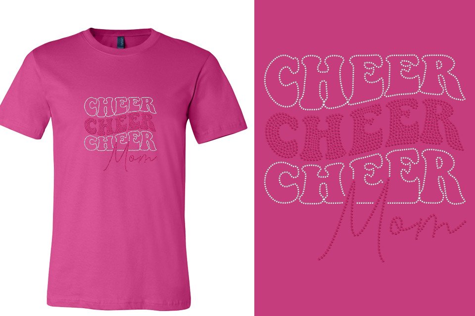 Rhinestones ACX Gym - Cheer Mom Unisex t-shirt