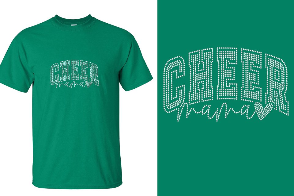 Rhinestones ACX Gym - Cheer Mama Unisex t-shirt