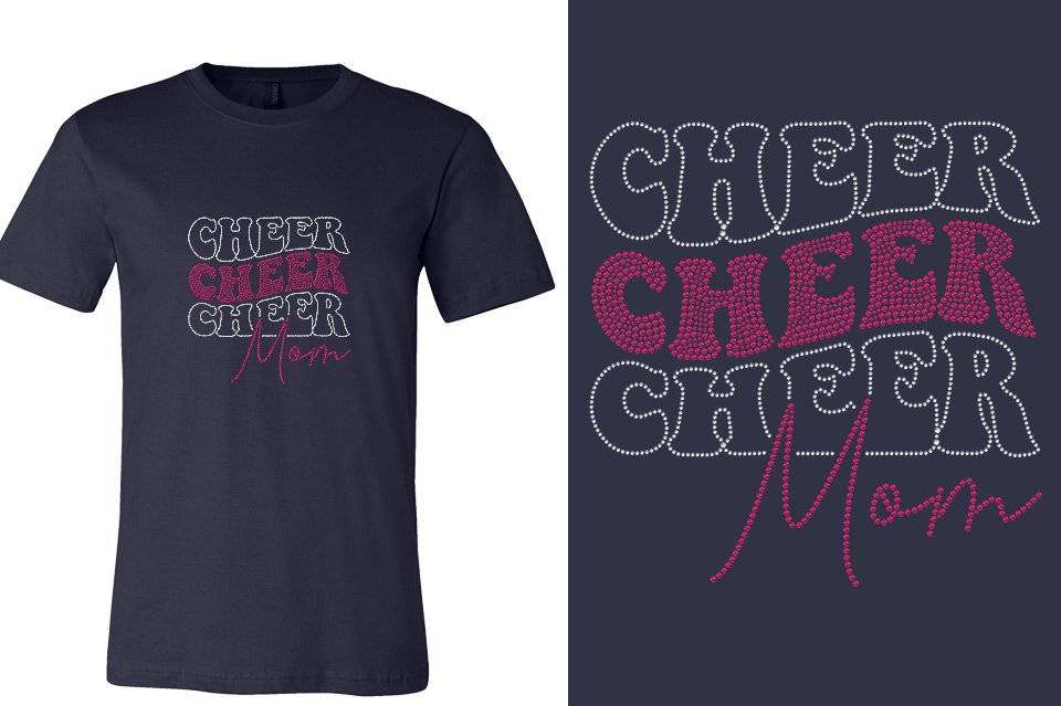 Rhinestones ACX Gym - Cheer Mom Unisex t-shirt