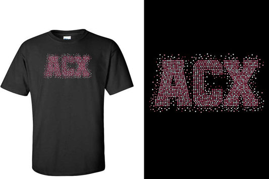 Rhinestones ACX scatter Unisex t-shirt
