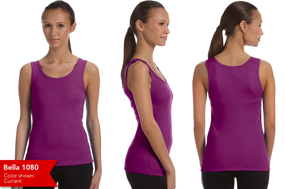 Rhinestones ACX Gym - Red White Purple Black Youth Tank